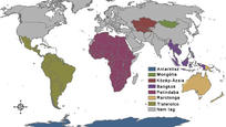 Nuclear weapon free zones map